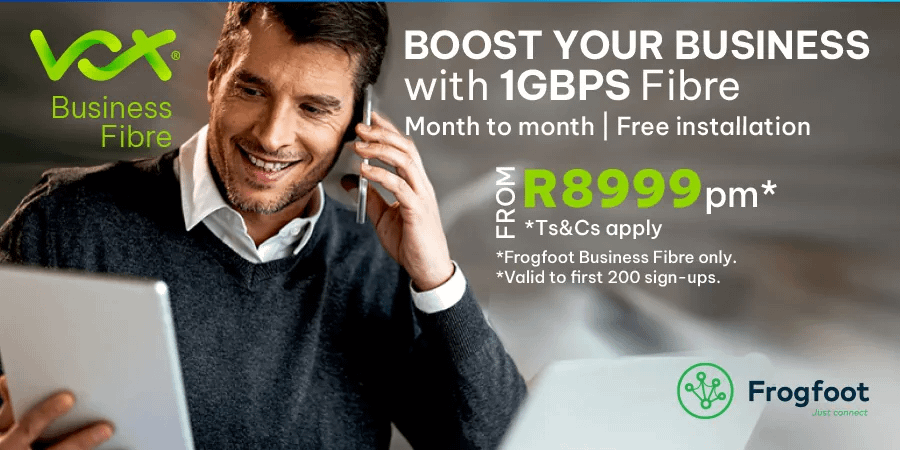 business fibre banner mobile | Vox | Fibre to the Business